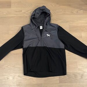 Victorias Secret PINK New Black and Grey Windbreaker